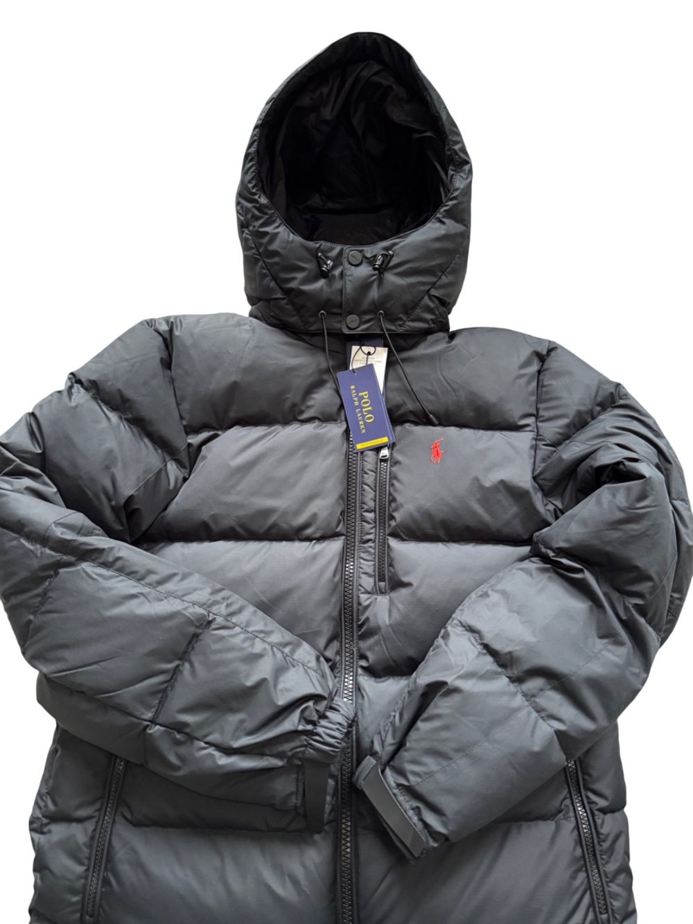 POLO RALPH LAUREN Black 'The Gorham' Down Puffer Jacket